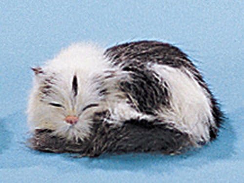 Cat Sleeping Collectible Figurine Kitten Statue Decoration Model New