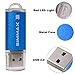 SIMMAX 5 Pack 16GB USB 2.0 Flash Drive Memory Stick Thumb Drive Pen Drive with Led Indicator (Green Purple Red Gold Blue)