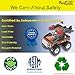 KareFLASH Building Block Vehicles Lego Compatible Bricks | 523 Pieces | Race Cars, SUVs, Military Trucks and Tanks | Pull Back Propulsion | Build and Play Race | Party Favors. Kids Just Love Them!