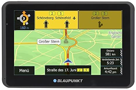 Blaupunkt 1091234023 TravelPilot 55 ACTIVE CE LMU 5 Zoll PKW Navigation, Navigationssystem, Aktiv Halter, Central Europa Kart