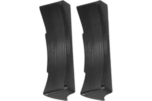 Hemobllo 2pcs 20mm Metal Watch Band End Link Adapter with 316 Stainless Steel Head, Black Rubber Strap