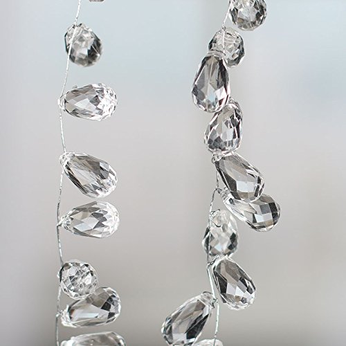 Factory Direct Craft Dripping Acrylic Teardrop Bead and Trillion Spray for Floral Arranging, Crafting and Designing