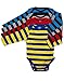 Leveret 4 Pack Long Sleeve Bodysuit 100% Cotton Stripes Boy 6-12 Months Multi 3
