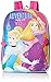 Disney Little Girls Princess Adventure Backpack with Lunch, Blue, One Size