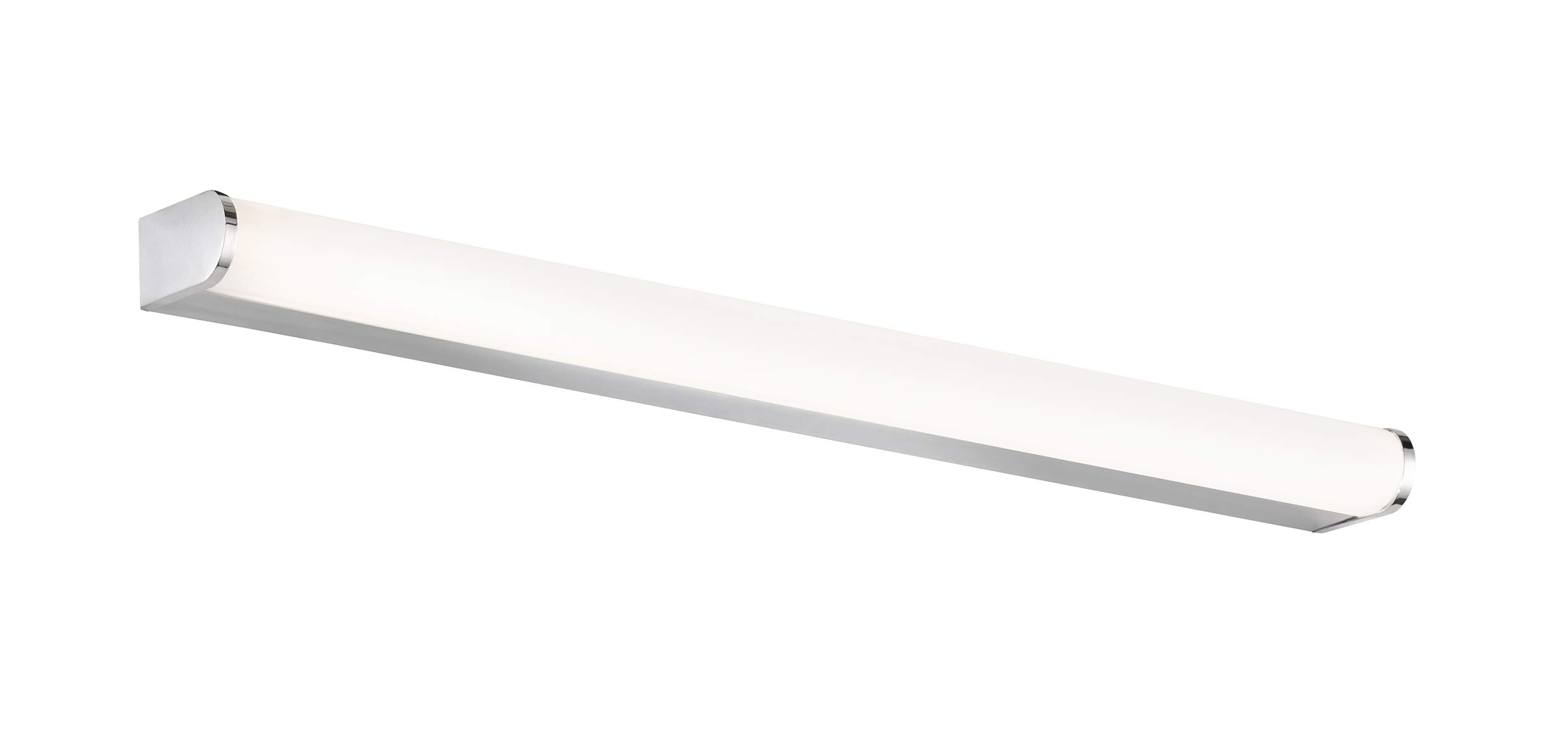 Fischer & Honsel Baabe 30124 Wall Light 1x LED 9.0 Watt Chrome IP44 60 x 4 x 8 cm (L x W x H)