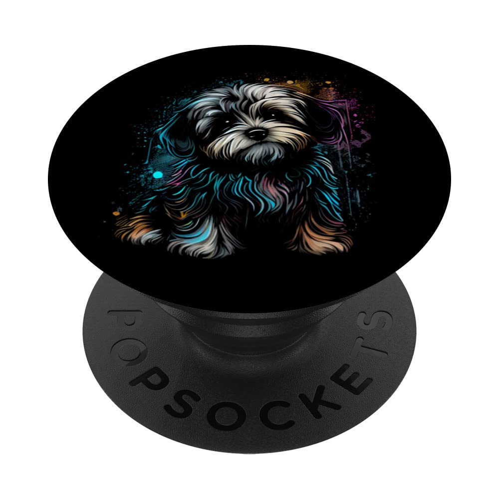 Havanese Bolonka Zwetna Shih Tzu Lhasa Apso Splashes PopSockets Swappable PopGrip