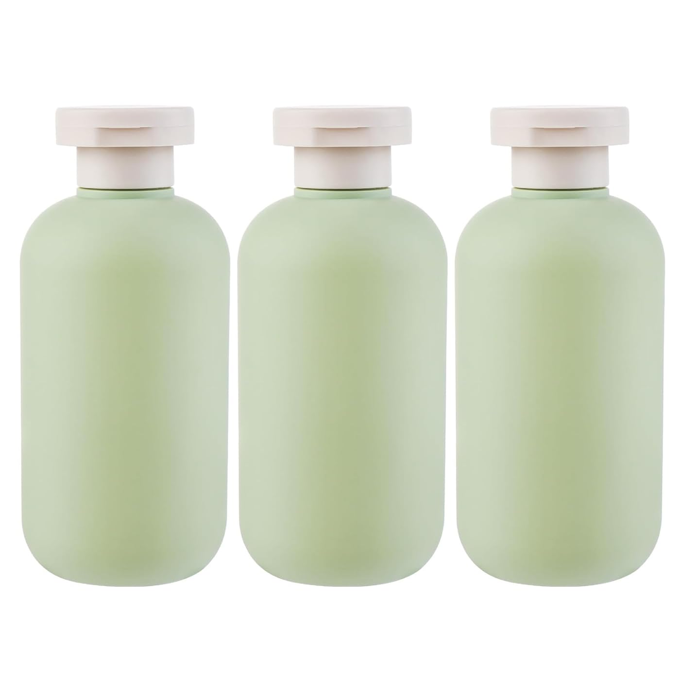 AYNKH 3PCS 200ML Refillable Squeeze Bottles, Travel Containers Empty Bottles with Flip Cap, Leakproof Silicon Soft Package Accessories for Lotion Shampoo Body Wash Creams Conditioner