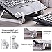 Laptop Stand – JUBOR Adjustable Laptop Stand Portable Foldable Ergonomic Desktop Stand Holder Mount for MacBook Notebook Computer PC iPad Tabletthumb 1