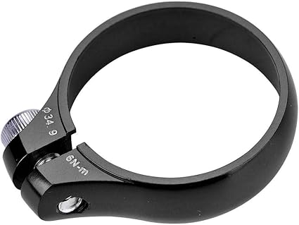 VGEBY1 Bike Seatpost Clamp Bicycle Seat Tube Clip Aluminum alloy Quick Release Clamp Seat Lock for 31.8mm Mountain Road Bike Tube