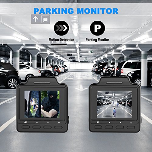 Car Dash Cam with WiFi, Conbrov DC80 1.5" HD 1080P Car Dashboard Camera Recorder with GPS, G-sensor, Motion Detection, Parking Monitoring and WDR, SD Card Not Included