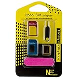 TUOSHI SIM Card Adapter Kit [5 in 1] Nano Micro