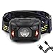 Headlamp with Red Strobe,Rechargeable and Waterproof Headlight with Adjustable Headband,Perfect for Camping,Fishing,Riding,Hiking,Dog Walking and Emergency in Hurricane Season, USB Cable Included