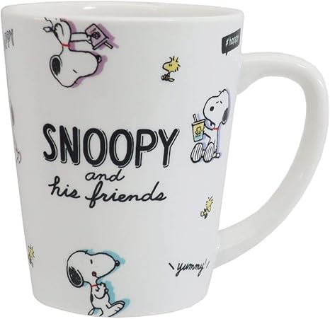 Amazon Co Jp スヌーピー マグカップ 陶器製 マグ スヌーピー チラシ ピーナッツ おもちゃ