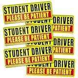 Sukh 6 Pcs Student Driver Magnet for Car - Be