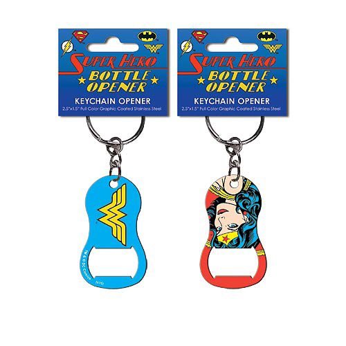 Wonder Woman Pop Art Key Chain Bottle Opener by Adventure Trading