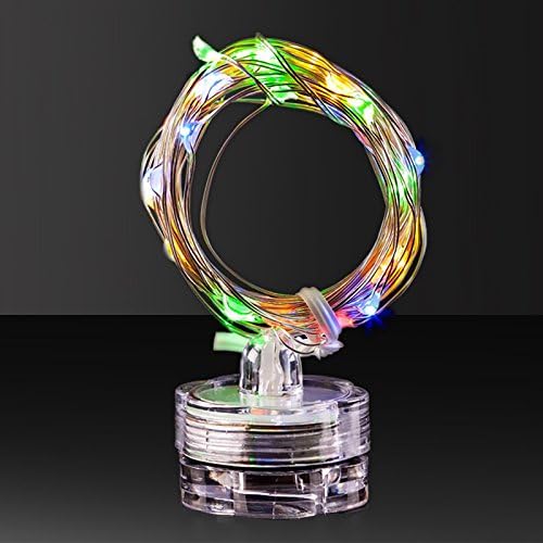 LED Starry String Lights, Decoration Waterproof Cooper Lights, Firefly Outdoor Lights, Fairy Indoor Lights, Battery Operated Portable Lights - 4 Pack(Multicolor, 7 ft, 20 Leds)