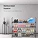 Lumsing Shoe Rack, 4-Tier Shoe Organizer Shelf Stackable Storage Cabinet Towers with Durable Metal Holds 20 Pairs, Black