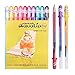 Sakura Pgb10c51 Aqualip 10-Piece Gelly Roll Blister Card Gel Ink Pen Set, Fine Point 0.6mm, Assorted Colors
