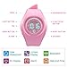 Kids Watch Waterproof Children Electronic Watch - Lighting Watch 50M Waterproof for Outdoor Sports,LED Digital Stopwatch with Chronograph, Alarm,Time Window Child Wrist Watch for Boys, Girls (Pink)