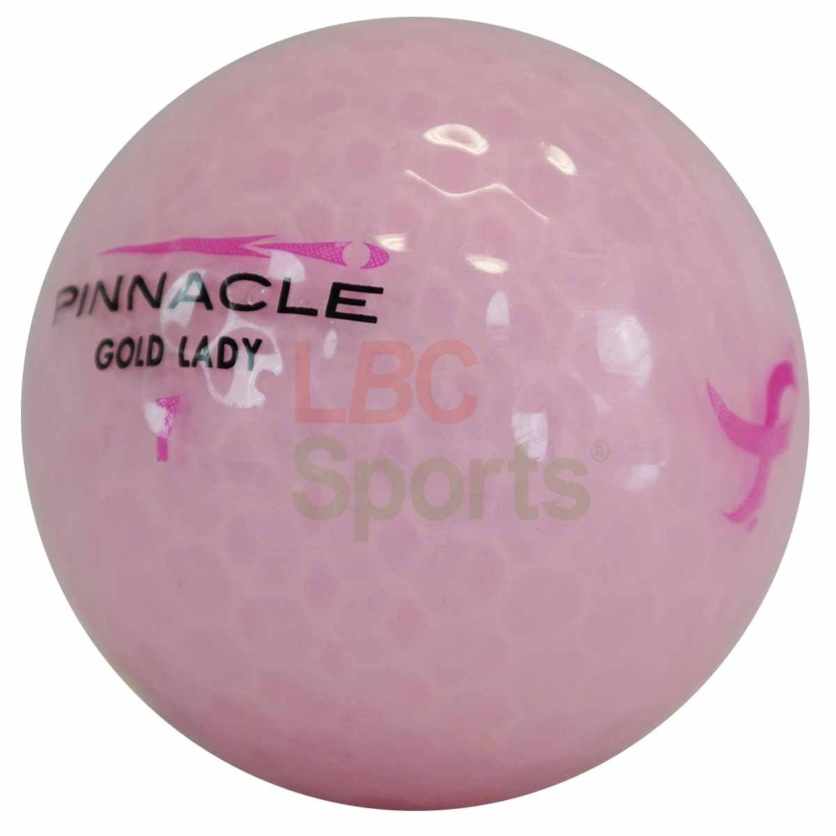 lbcsports 25 Pinnacle Lady/Ribbon Crystal pink/rosa Golfbälle AAAA