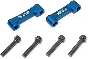 BFC Megan Blue Aluminum Front Roll Center Adjuster Compatible/Replacement for 98-05 GS300
