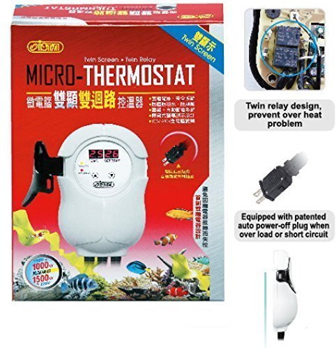 ISTA MICRO Temperature Controller Thermostat 1000W Heater Aquarium tank Globally