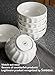Sweese 106.001 Porcelain Fluted Bowl Set - 26 Ounce for Cereal, Salad and Soup - Set of 6, White, SYNCHKG128940