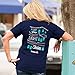 Cherished Girl Women's Mason Jar Lights T-Shirt - Navy -XL