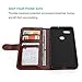 Vivefox 2017 Google Pixel 2 XL Wallet Case, Leather Kickstand Flip Cover + Side Pocket, Magnetic Stand Folio Case with Card Slots for Pixel 2XL 6.0