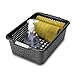 madesmart Classic Small Storage Basket - Granite | CLASSIC COLLECTION | Soft-grip Dots and Non-slip Feet | BPA-Free,Brown
