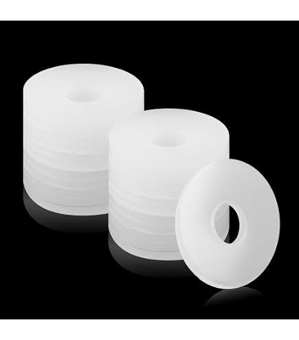 Alltrade Supply Inc 7/16" ID X 1" OD Rubber Flat Washers - 1/8" Thick EPDM - Premium Grade (Various Pack Sizes)