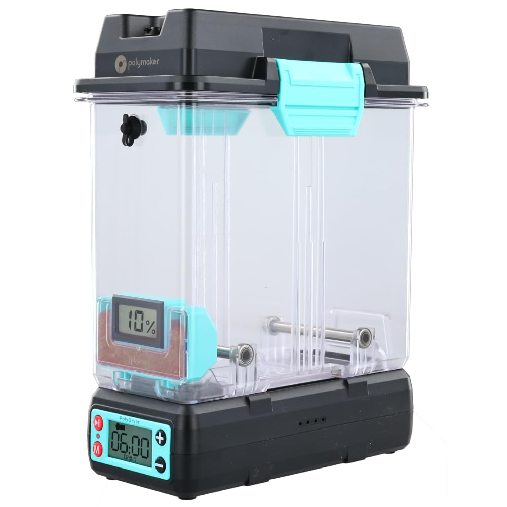 Photo 1 of Polymaker 3D Printing Filament Dryer and Storage Box - PolyDryer and PolyDryer Box for Filament Drying and Sealing with Heat Control, Compatible with PA Nylon, PLA, PVB, PETG, ABS, TPU 1.75mm 2.85mm
