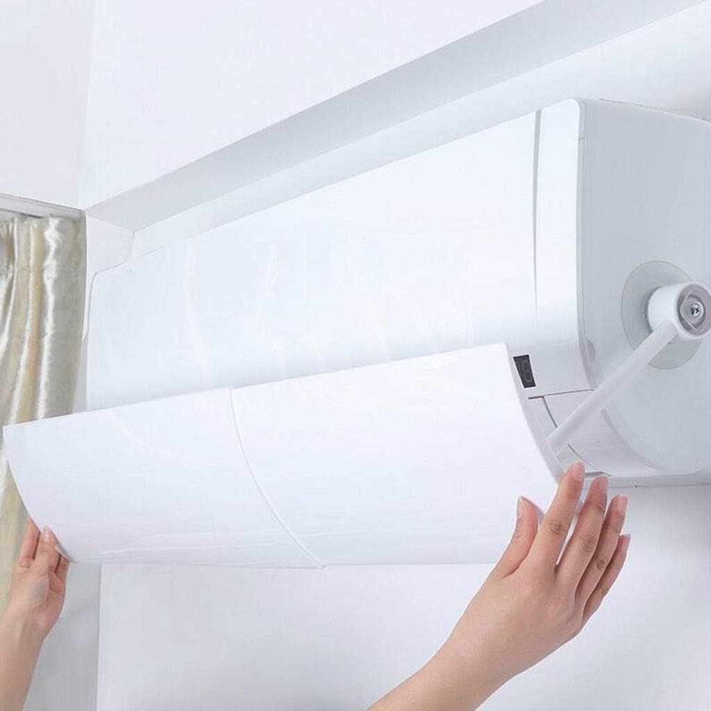 Denzar Retractable Air Conditioner Wind Deflector Cover, Universal Scalable Air Conditioning Deflector Air Diverter Cover Telescopic Anti-Wind Baffles Anti Direct Blowing Wind Shield