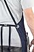 Hudson Durable Goods Professional Grade Chef Apron for Kitchen, BBQ, and Grill - Adjustable Crossback Denim Apron for Men and Women with Pockets, Towel Loop, Quick Release Buckle - 34 x 27 Inch, Blue
