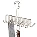 iDesign Classico Closet Organizer Rack for Ties, Belts - 14 Hooks, Satin