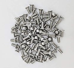 FixtureDisplays® 5-40 X 5/16" Stainless Flat Head