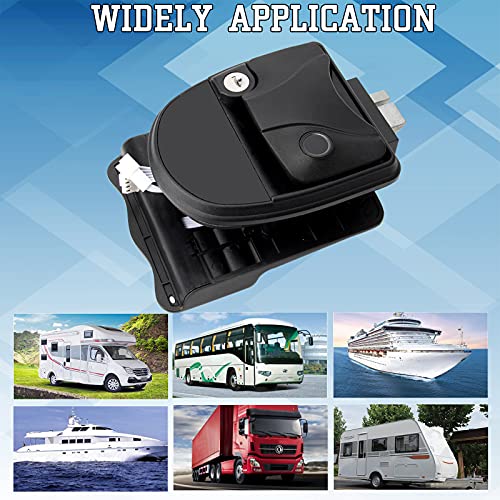 OPL5 RV Keyless Entry Door Lock with Fingerprint Handle Waterproof Lock Latch Handle Latch with