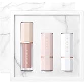 DEARDAHLIA Trial Kit - Luxury Gift Set & Travel Size Vegan Makeup Kit with Mini Petal Drop Liquid Blush & Mini Paradise Sensual Lip & Mini Paradise Sheer Dew Lipstick. Korean Makeup