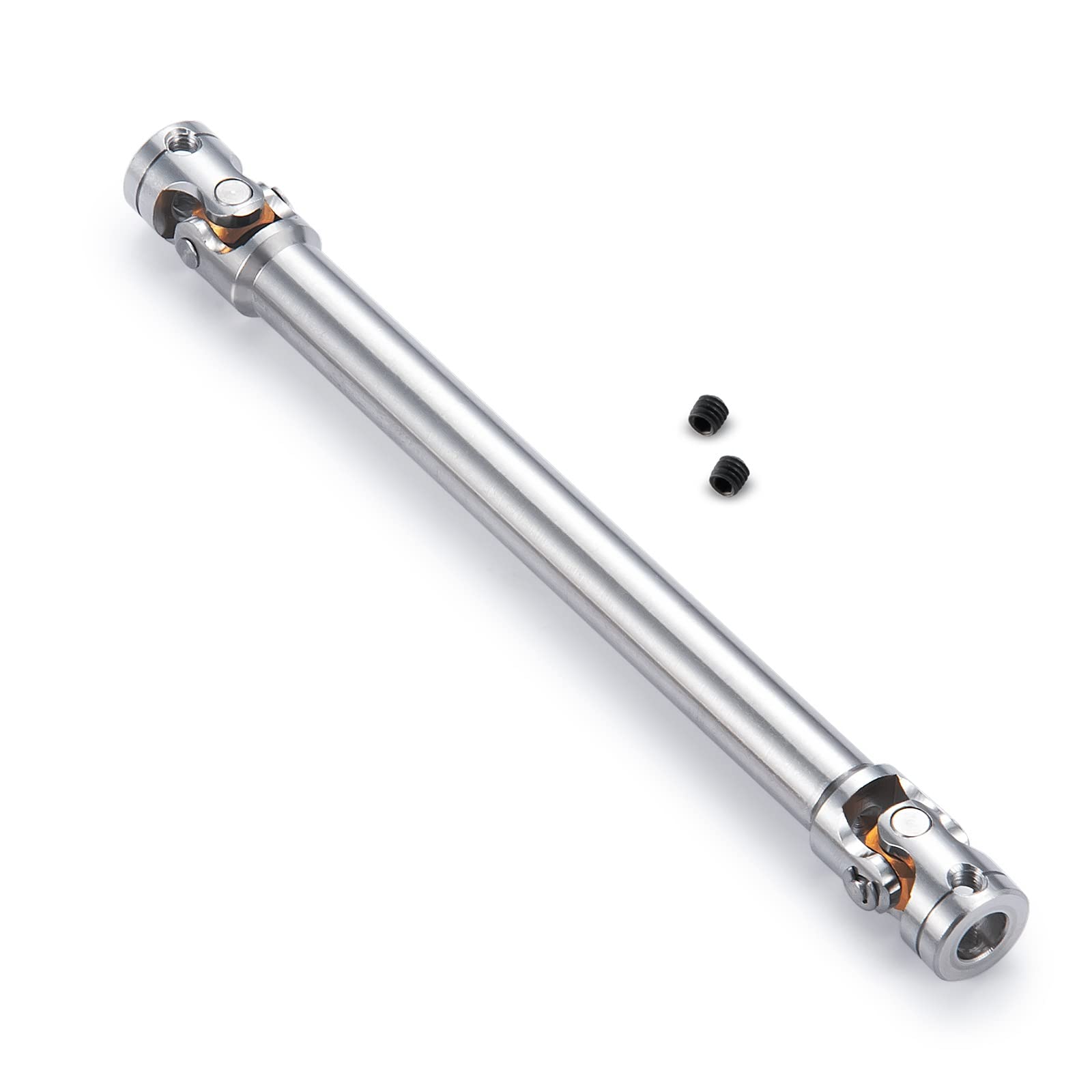 AXspeed 1Pcs Metal Drive Shaft for 1/14 RC Tamiya Tractor Climbing Trailer Upgrade Accessories (110mm-150mm)