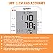 Blood Pressure Monitor Upper Arm Cuff, Yuwell Accurate Automatic Bp Machine Meter with Cuff 8.7-17.7, Large LCD for Home Use Pulse Rate Monitoring - Device Bag, AC Adapter, 4AA Included