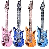 Rhode Island Novelty (Pack of 25) Inflatable Rock Star Electric Guitar (25 Pack)