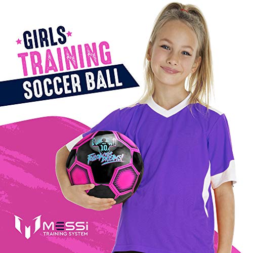 Kids Training Soccer Ball Size 3 Youth Smart Football with Tether for