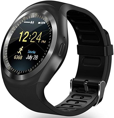 Bluetooth SmartWatch, B2Future Touch Screen Support SIM Card with Activity Tracking Pedometer Sleep Monitor Remote Camera for IOS Android Smartphone (Black)