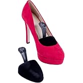 FootFitter Foam Shoe Trees with Handle for Women&rsquo;s Round Toe Heels | Reliable Care for High Heels, Foam Insert Preserves Contours &amp; Helps Reduce Wrinkling During Storage or Travel