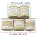 Aokbean 11 Yards/394 Inch Rustic Wedding Favor Jute Burlap Rolls Ribbon with White Lace Trims Tape Ribbon and 98 Feet Jute Twine(White)