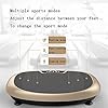 Vibration-Exercise-Machine-Home-Gym-Fitness-Vibration-Plate-5-Modes-20-Gears-Resistance-Bands-With-Handle-Added-Full-Body-Workout-Trainer-Size75-45-13ColorPink-Vibration-Plate-Machine Vibration Exercise Machine - Home Gym Fitness Vibration Plate. 5 Modes + 20 Gears, Resistance Bands With Handle Added, Full Body Workout Trainer. (Size:75 * 45 * 13(Color:Pink Vibration Plate Machine)
