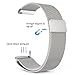 For Samsung Gear S3 Frontier/Classic Smartwatch Bands, Ponydash 22mm S3 Milanese Loop Stainless Steel Replacement Accessories Bracelet Wriststraps for Gear S3 Classic/Frontier/Pebbel time Band(Silver)