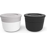 monbento - To Go Sauce Container with Lid MB Temple - Leakproof Mini Sauce Container for Lunch Box - For Work - Dishwasher and Freezer Safe - For Bento Box MB Original & MB Square Cotton & Onyx
