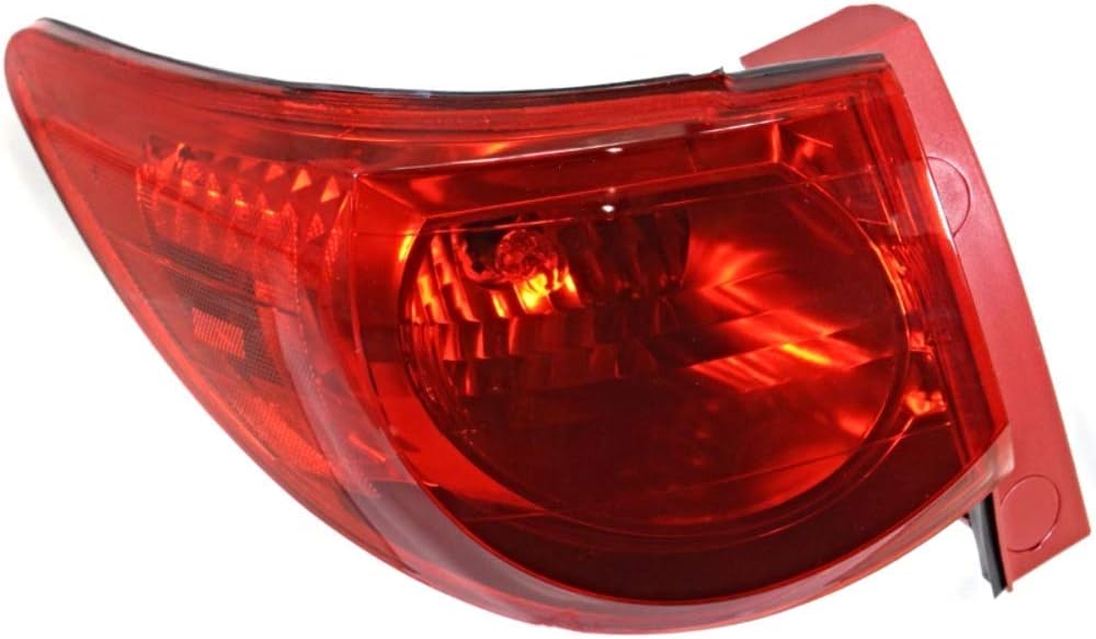 09-12 Chevrolet Traverse Left Driver Tail Lamp Assembly Quarter Mounted