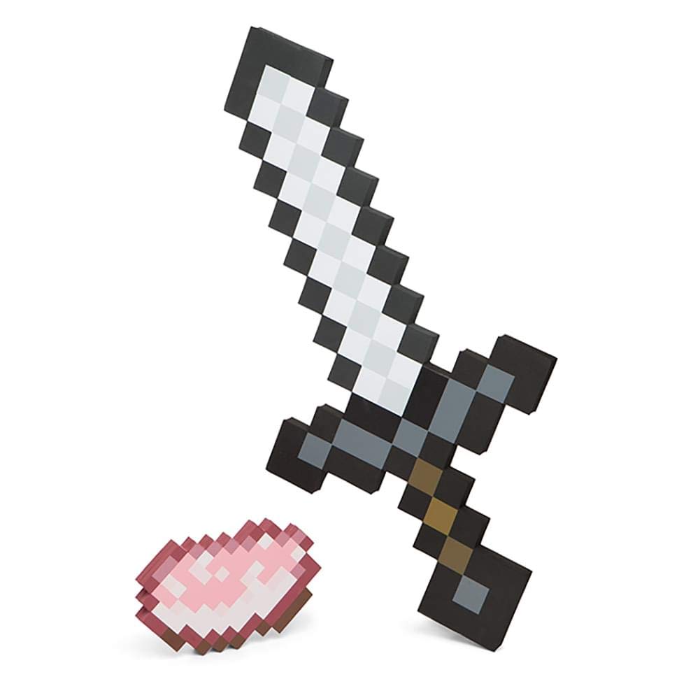 Minecraft Iron Sword & Porkchop Foam Adventure Kit